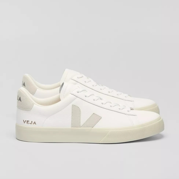 VEJA V-12 White Sable Leather Sneaker - Picture 7 of 14